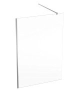 Душова перегородка Geberit Geo 138,5–140 см прозоре скло/сріблястий профіль 560.169.00.2