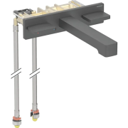 Змішувач для раковини Geberit ONE для монтажного елемента Geberit ONE латунь/цинковий сплав чорний матовий 116.461.14.1