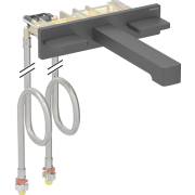 Змішувач для раковини Geberit ONE для функціонального блоку прихованого монтажу латунь/цинковий сплав чорний матовий 116.465.14.1