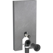 Сантехнічний модуль Geberit Monolith Plus для унітазу для підлоги кераміка/алюміній сланець/чорний хром 131.201.00.7