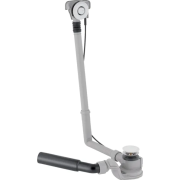 Злив-перелив для ванни Geberit d52 з кнопкою PushControl декоративним комплектом та сполучним коліном глянсовий хром 150.757.21.6