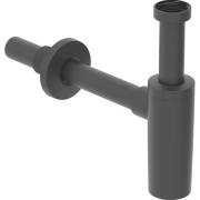 Сифон для раковины Geberit бутылочный горизонтальный выпуск черный матовый 151.035.14.1