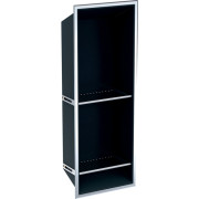 Коробка для хранения в нише Geberit ONE 30х80х14,4 см со вставными полками серая умбра 154.291.00.1