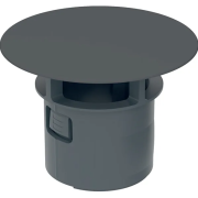 Кришка клапана Geberit для донного клапана з вільним виливом пластик чорний матовий 241.993.14.1