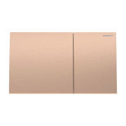 Кнопка змиву Geberit Sigma 70 подвійний змив скло червоне золото 115.622.QB.1