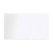 Кнопка змиву Geberit Sigma 70 подвійний змив скло білий 115.622.SI.1