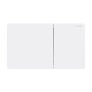 Кнопка смыва Geberit Sigma 70 двойной смыв стекло белый матовый 115.622.JT.1