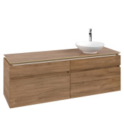 Тумба под раковину Villeroy & Boch Legato 160х55 см с подсветкой ДСП дуб канзас B598L0RH