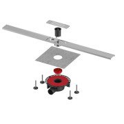 Желоб водосточный TECE TECElineo 1000 мм нержавеющая сталь матовая 15301100