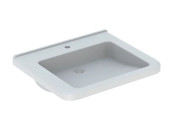 Раковина для ванной Geberit Selnova Comfort Square 65х55 см сантехнический фарфор белый 500.789.01.7