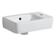 Раковина для ванної Geberit Selnova Compact 40х25 см отвір праворуч сантехнічний фарфор білий 501.517.00.7