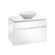 Тумба під раковину Villeroy & Boch Legato 100х55 см з підсвічуванням МДФ/ДСП білий глянсовий B572L0DH