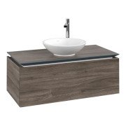 Тумба под раковину Villeroy & Boch Legato 100х38 см с подсветкой ДСП каменный дуб B571L0RK