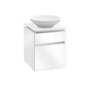 Тумба под раковину Villeroy & Boch Legato 45х55 см с подсветкой МДФ/ДСП глянцевый белый B566L0DH
