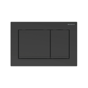 Кнопка змиву Geberit Omega 30 подвійний змив пластик чорний матовий 115.080.16.1