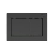 Кнопка смыва Geberit Omega 30 двойной смыв пластик черный/черный матовый 115.080.DW.1