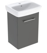 Тумба з раковиною Geberit Selnova Square 45х35 см ДСП лава 502.747.00.1