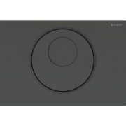 Система електронного керування змивом унітазу Geberit Sigma подвійний змив нержавіюча сталь чорний/чорний матовий 115.890.DW.6