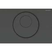 Система електронного керування змивом унітазу Geberit Sigma подвійний змив нержавіюча сталь чорний/чорний матовий 115.891.DW.6