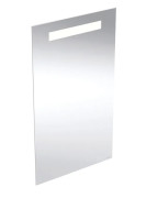 Зеркало для ванной Geberit Option Basic Square 40х70 подсветка сверху алюминий анодированный 502.803.00.1