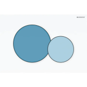 Кнопка змиву Geberit Sigma 01 подвійний змив для унітазу Bambini пластик білий/синій океан/блакитний 115.770.SX.5