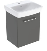 Тумба з раковиною Geberit Selnova Square 50х42 см ДСП лава 502.751.00.1