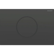 Система електронного керування змивом унітазу Geberit Sigma подвійний змив нержавіюча сталь чорний/чорний матовий 115.907.DW.6