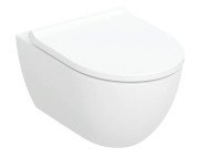 Унитаз подвесной Geberit Acanto TurboFlush 36х53 см с крышкой сантехнический фарфор белый 502.774.00.1