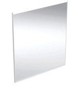 Дзеркало для ванної Geberit Option Plus Square 40х70 з прямим та непрямим підсвічуванням чорний матовий/алюміній анодований 502.781.00.1