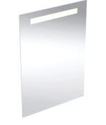 Зеркало для ванной Geberit Option Basic Square 50х70 подсветка сверху алюминий анодированный 502.804.00.1