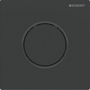 Система пневматического управления смывом писсуара Geberit кнопка смыва 10 нержавеющая сталь черный матовый/черный 116.015.16.1