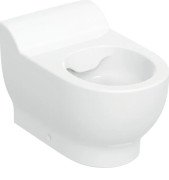 Унітаз для підлоги Geberit Bambini безободковий 33.5х53 см сантехнічний фарфор білий 502.966.00.2