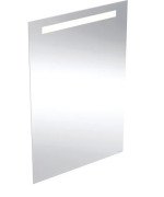 Дзеркало для ванної Geberit Option Basic Square 60х90 підсвічування зверху алюміній анодований 502.812.00.1