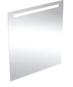 Дзеркало для ванної Geberit Option Basic Square 80х90 підсвічування зверху алюміній анодований 502.813.00.1