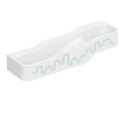 Детская раковина Geberit Bambini 140х39 см с тремя зонами Varicor белый альпийский декор зеленый лес/светло-зеленый 502.975.79.2