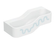 Дитяча раковина Geberit Bambini 90х39 см із двома зонами Varicor білий альпійський декор синій океан/блакитний 502.973.SX.2