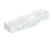 Дитяча раковина Geberit Bambini 140х39 см із трьома зонами Varicor білий альпійський декор синій океан/блакитний 502.975.SX.1