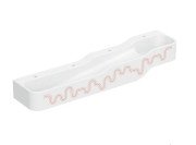 Дитяча раковина Geberit Bambini 180х39 см із чотирма зонами Varicor білий альпійський декор карміново-червоний/помаранчевий 502.977.FY.1