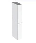 Пенал для ванної підвісної Geberit 24х48х180 см ДСП білий глянсовий 503.011.01.1