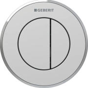 Сливной механизм дистанционного управления смыва Geberit пневматический пластик матовый хром 116.055.JQ.1