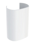 Декоративна панель для сифона для раковини Geberit One нержавіюча сталь білий 505.058.01.1