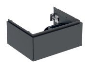 Тумба під раковину Geberit One 59,2x47 см ДСП чорний матовий 505.071.00.8