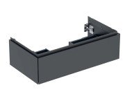Тумба под раковину Geberit One 88,8x47 см ДСП черный матовый 505.073.00.8