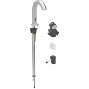 Змішувач для раковини Geberit Piave живлення від мережі для функціонального блока прихованого монтажу латунь нерж сталь матовий 116.182.SN.1