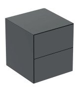 Шкафчик для ванной Geberit One подвесной 45х47 см ДСП черный матовый 505.077.00.8