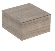 Шкафчик для ванной Geberit One подвесной 45х47 см ДСП орех темный 505.078.00.6