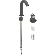 Змішувач для раковини Geberit Piave живлення від генератора для функціонального блока прихованого монтажу латунь чорний матовий 116.186.14.1