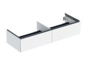 Тумба под раковину Geberit One 133,2x47 см ДСП белый матовый 505.076.00.2