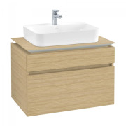 Тумба під раковину Villeroy&Boch Legato 80х55 см ДСП північний дуб B75400VJ