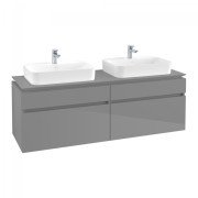 Тумба под раковину Villeroy & Boch Legato 160х55 см МДФ/ДСП глянцевый серый B76800FP